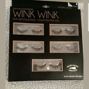 NIB, set of 5 pairs of false lashes. Glue included